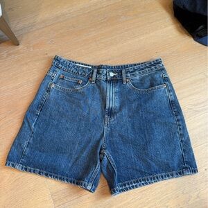 Zara Blue Denim Women Shorts